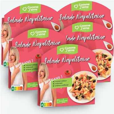 Pack 5 plats SALADE NAPOLITAINE