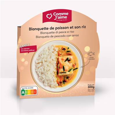 Blanquette de poisson et riz