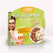 Porc au caramel et son riz cantonais