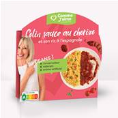 Colin sauce au chorizo et son riz à l'espagnole