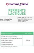 FERMENTS LACTIQUES