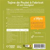 Tajine de Poulet à l'abricot et son boulgour