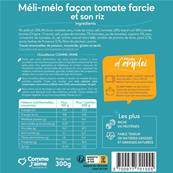 Méli mélo façon tomate farcie et son riz complet