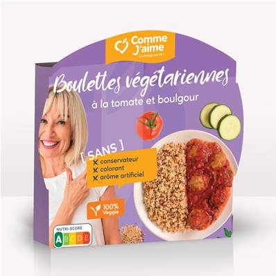 Boulettes végétariennes à la tomate et boulgour