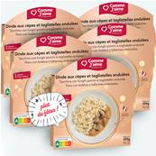 Pack 5 plats DINDE AUX CEPES