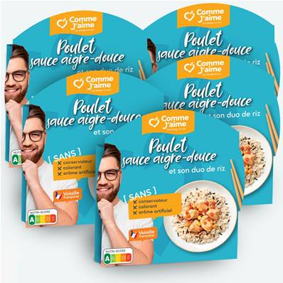 Pack 5 plats POULET SAUCE AIGRE DOUCE