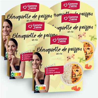 Pack 5 plats BLANQUETTE DE POISSON