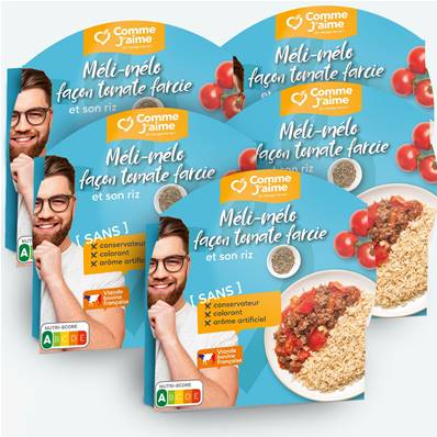 Pack 5 plats MELI MELO FAÇON TOMATE FARCIE