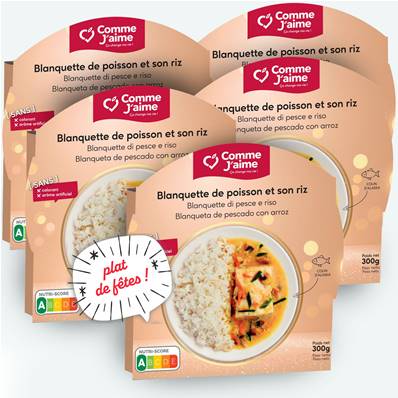 Pack 5 plats BLANQUETTE DE POISSON