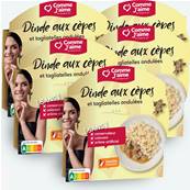 Pack 5 plats DINDE AUX CEPES