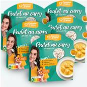 Pack 5 plats POULET AU CURRY