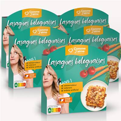 Pack 5 plats LASAGNES BOLOGNAISES