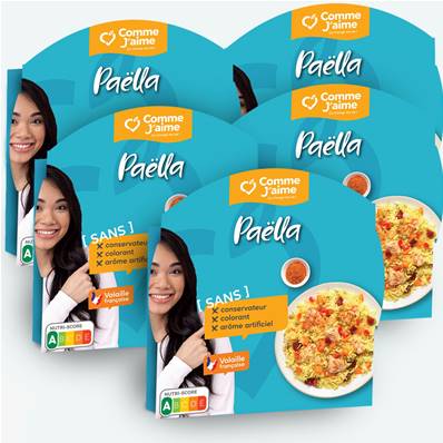 Pack 5 plats PAELLA