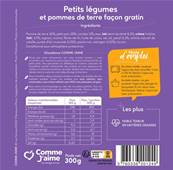 Petits légumes et pommes de terre façon gratin