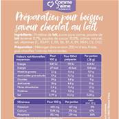 Préparation pour boisson protéinée au chocolat au lait (x7)